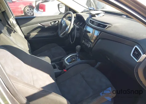 2015 Nissan Rogue Sv из США, поврежденный, VIN KNMAT2MT3FP559957